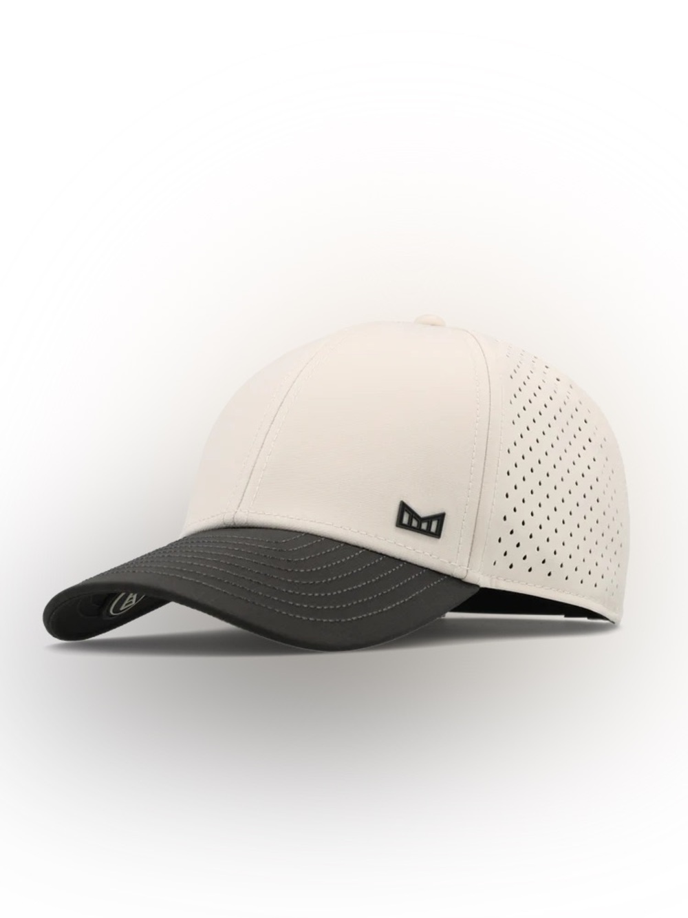 Men's Two-Tone Performance Baseball Cap - Cream & Black